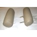 Head Restraints Rear Seats LHR-RHR Doeskin  (Pair) 